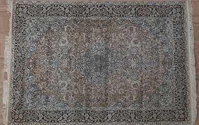(-), Perzisch tapijt met zijde, 220 x 154...