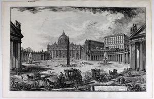 Piranesi, G.B. Veduta della gran Piazza a Basilica di