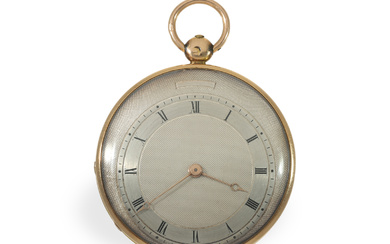 Pocket watch: very thin lepine, royal watchmaker Bernard, ca. 1830