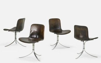 Poul Kjaerholm, PK 9 chairs, set of four