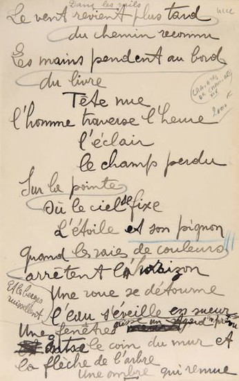 REVERDY Pierre [Narbonne, 1889 Solesmes, 1960], poète français...
