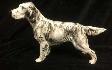 ROYAL DOULTON BLACK AND WHITE SETTER CH. MAESYDD