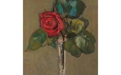 *RUSKIN SPEAR (1911-1990) 'Red Rose' 1946, signed lower left...