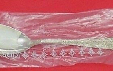 Repousse by Kirk Sterling Silver Serving Spoon Ovoid 8 3/8" New