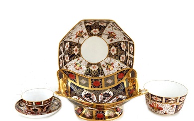 Royal Crown Derby Porcelain Partial Dinner Service