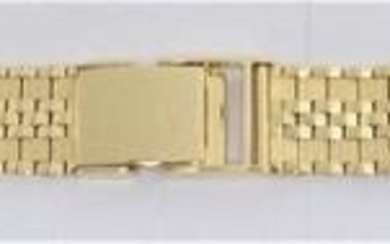 SOLID 14k Yellow GOLD Watch Bracelet to fit 17.5 mm Logs in Excellent Condition