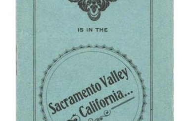 Sacramento Valley, Best Spot on Earth, 1904 brochure