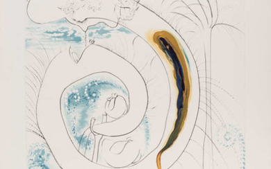 Salvador Dali (1904-1989) Le Cercle Viscéral du Cosmos (Field 74-12-D; M&L 647)