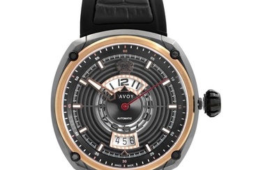 Savoy Epic Continuous Hour Limited Edition Steel Mens Watch F8202H.02E.RB01