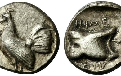 Sicily, Himera, Drachm, ca. 475-470 BC AR (g 4,28; mm...