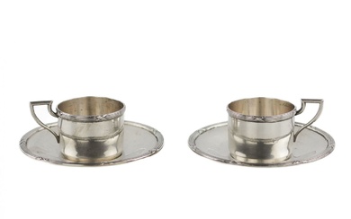 Silver coffee cups