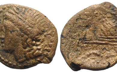 Southern Campania, Neapolis, c. 250-225 BC. Æ (23mm, 6.70g, 12h)....