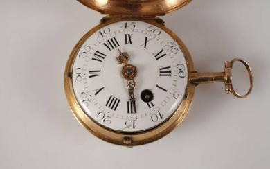 Spindle pocket watch Gold