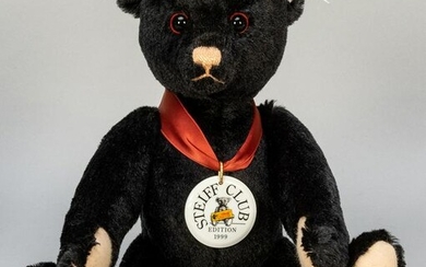 Steiff Club 1999/2000 Limited Edition Black Teddy Bear.