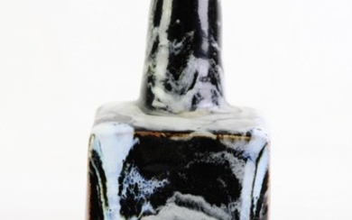 Studio Potted Bottle Vase (Impressed To Base) H: 21cm