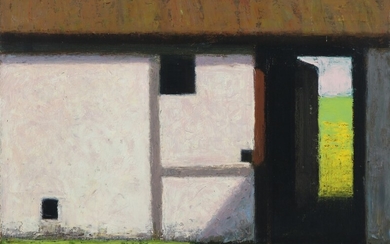 Svend Danelund: Barn. Unsigned, dated Læsø May 1959. Oil on canvas. 41×57 cm.