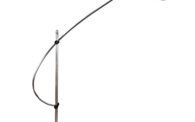 T-PONS A chrome T-Pons Arco floor lamp with...