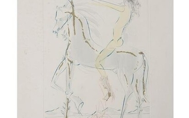 THE BELOVED IS A FAIR ETCHING BY SALVADOR DALI