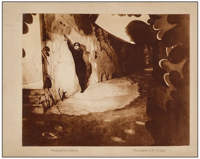 THE CABINET OF DR. CALIGARI - Lobby Card (11" x 14"); Very Fine