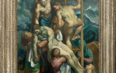 THE DEPOSITION OF CHRIST OIL PAINTING