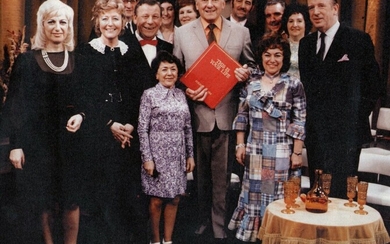 The Original 'This is Your Life' Red Book, presented to Hughie Green by host Eamonn Andrews, C....