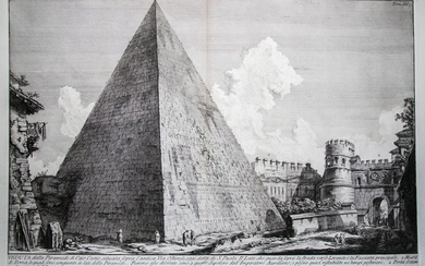 The Pyramid of Caius Cestius, Piranesi G.B. 1756