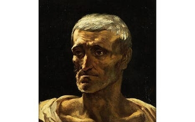 Théodore Gericault, 1791 – 1824, PORTRAIT DE NAUFRAGÉ (AUCH TÊTE D'ÉTUDE)