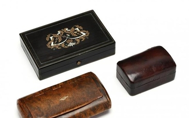 Three Small Antique Boxes