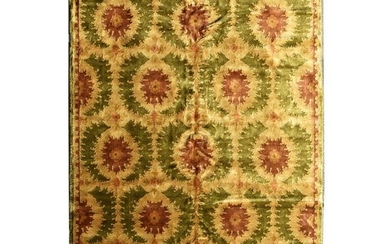 Tibetan Green Wool Carpet.