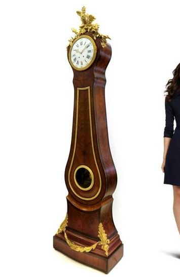 Tiffany & Co. Parquetry & Bronze Long-case Clock