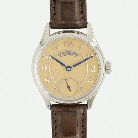 Torsti Laine, 'Gelidus 2' stainless steel wristwatch