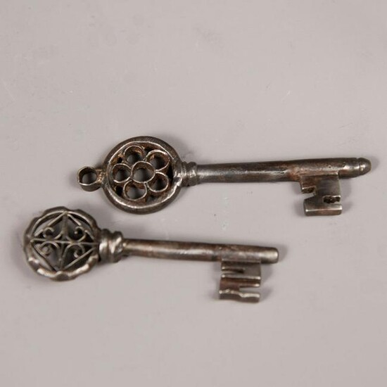Two iron keys