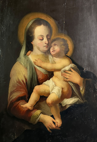 UNSIGNED (XIX). Madonna with Child Jesus.