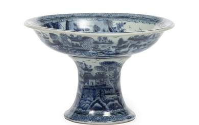 United Wilson Chinese Export-Style Porcelain Tazza