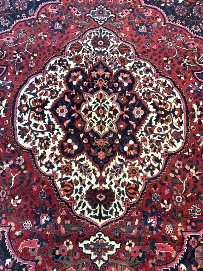 Vintage Handmade Persian Wool Room Size Rug