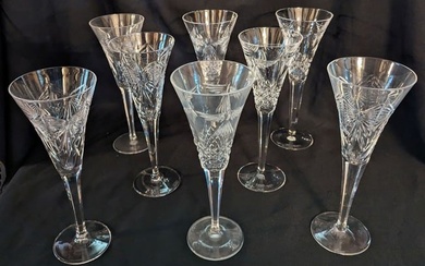 WATERFORD MILLENNIUM CUT CRYSTAL CHAMPAGNE FLUTES