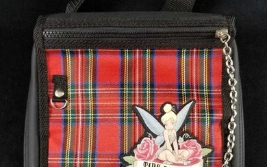 Walt Disneys Tinker Bell Flip Pin Bag with RARE 45