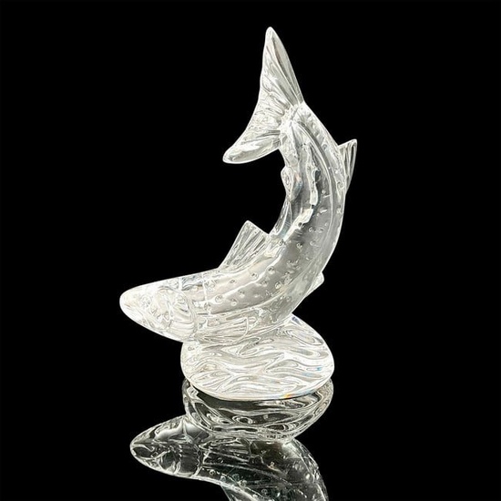Waterford Crystal Figurine, Jumping Trout