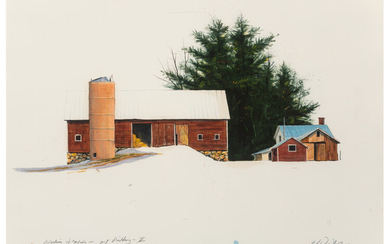 William Ralph Dunlap (b. 1944), Working Drawing- Out Building V (1988)