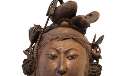 Wooden mask china | Holzmaske China