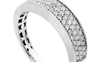 0.55 tcw Diamond Ring - 14 kt. White gold - Ring - 0.55 ct Diamond - No Reserve Price