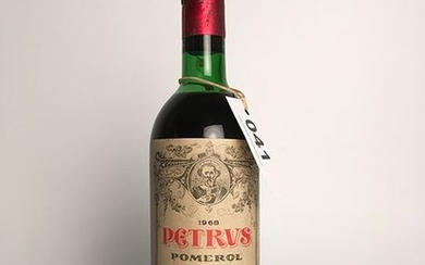 1 bottle 1968 PETRUS, Pomerol - top-shoulder, sdl,...