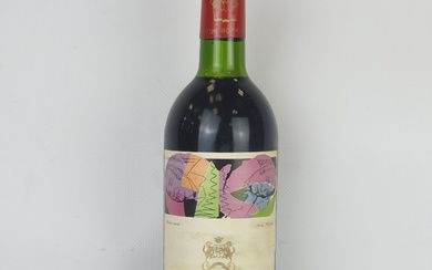 1 bouteille Château Mouton Rothschild Pauillac 1975