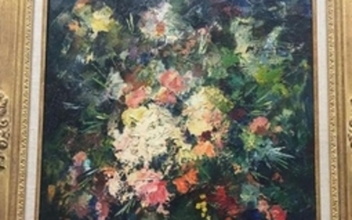 Robert FALCUCCI (1900 1989) Bouquet de fleurs Huil…