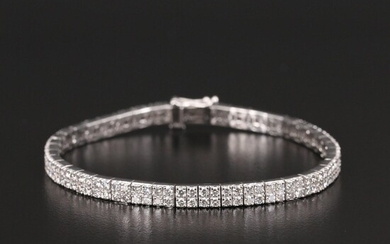 14K 5.04 CTW Diamond Tennis Bracelet