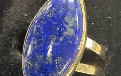 14K Gold Lapis Lazuli Ring, Jewelry