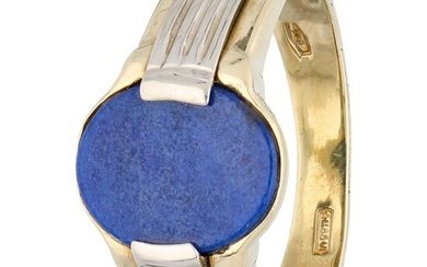 18 kt. Bicolour, Gold - Signet ring - Orobi, Italy Lapis lazuli