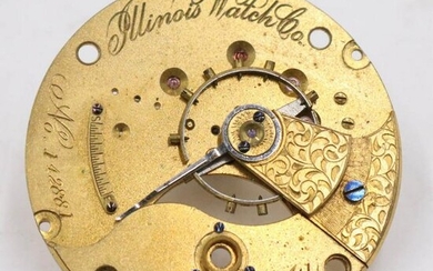 1875 Illinois Watch Company Movement Plates Pin