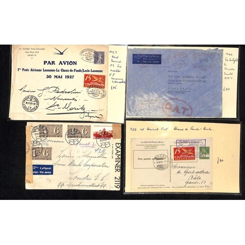 1924-47 Covers and cards, various commercial and first fligh...