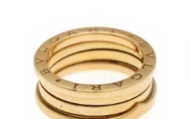 1927/1141 - Bulgari: A "B.zero1" ring of 18k gold. W. 9 mm. Size 58.